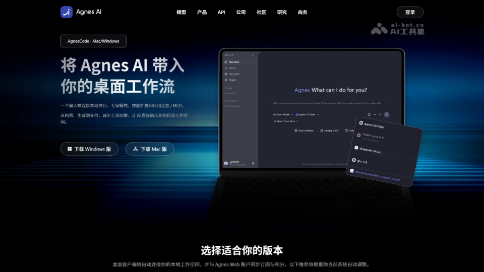 AgnesCode 网站截图