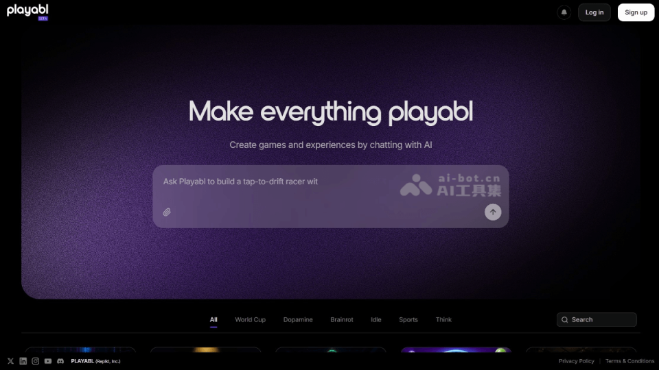 Playabl 网站截图